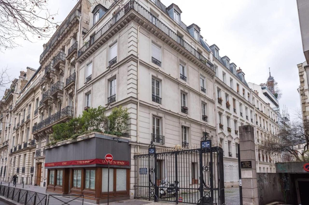 Guestready - Magnifique Studio Near Eiffel Tower Lägenhet Paris Exteriör bild